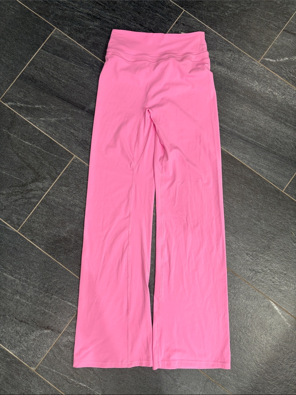 Bubblegum Pink Whitney Gymshark Wide Leg Yoga pants